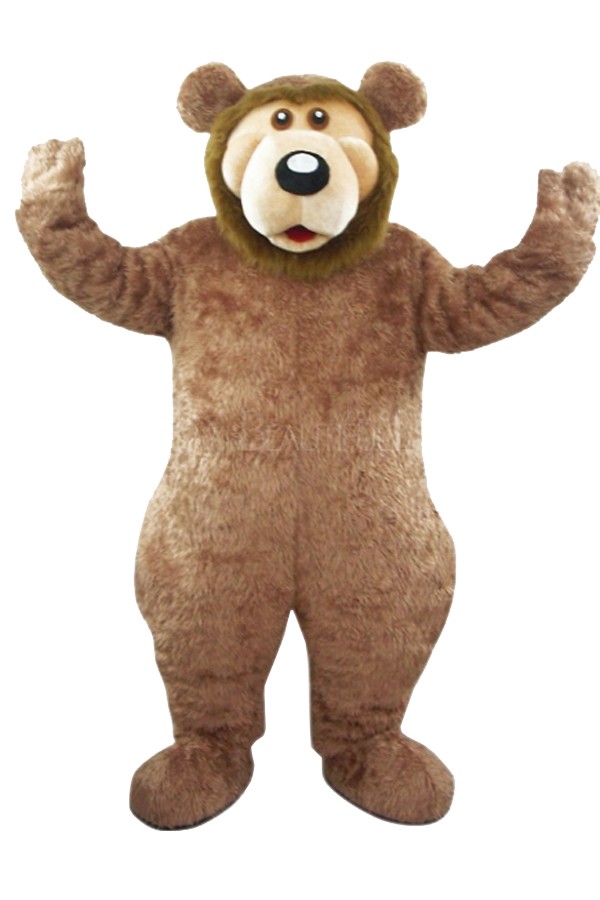 Mascot Costumes Brown Plush Bear Costume - Click Image to Close